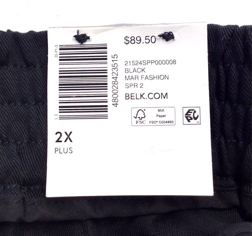 NWT The Limited Women's Black Wide-Leg Trouser Pants - Size 2X