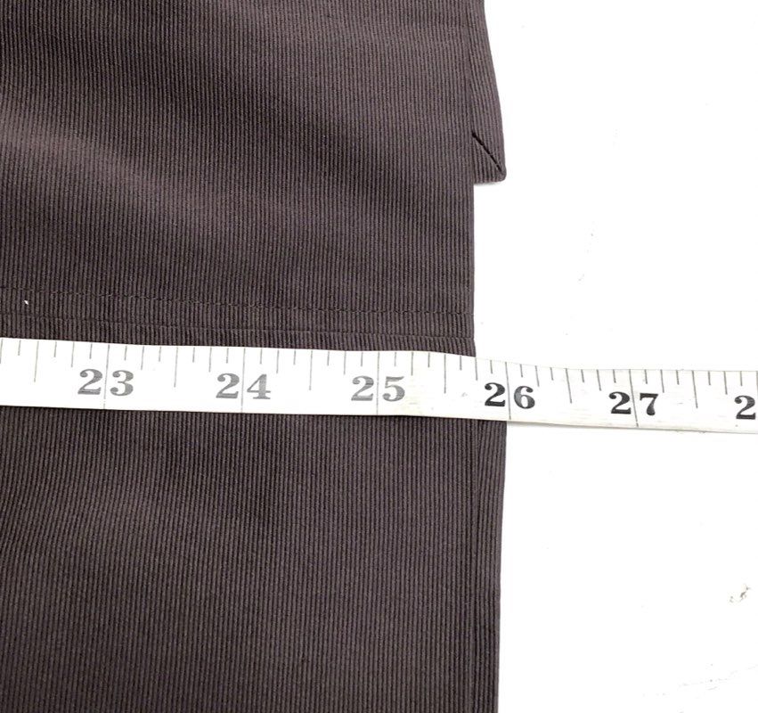 Rene Lezard Women's Brown Corded Pencil Skirt Made in Croatia NWT Size 38
