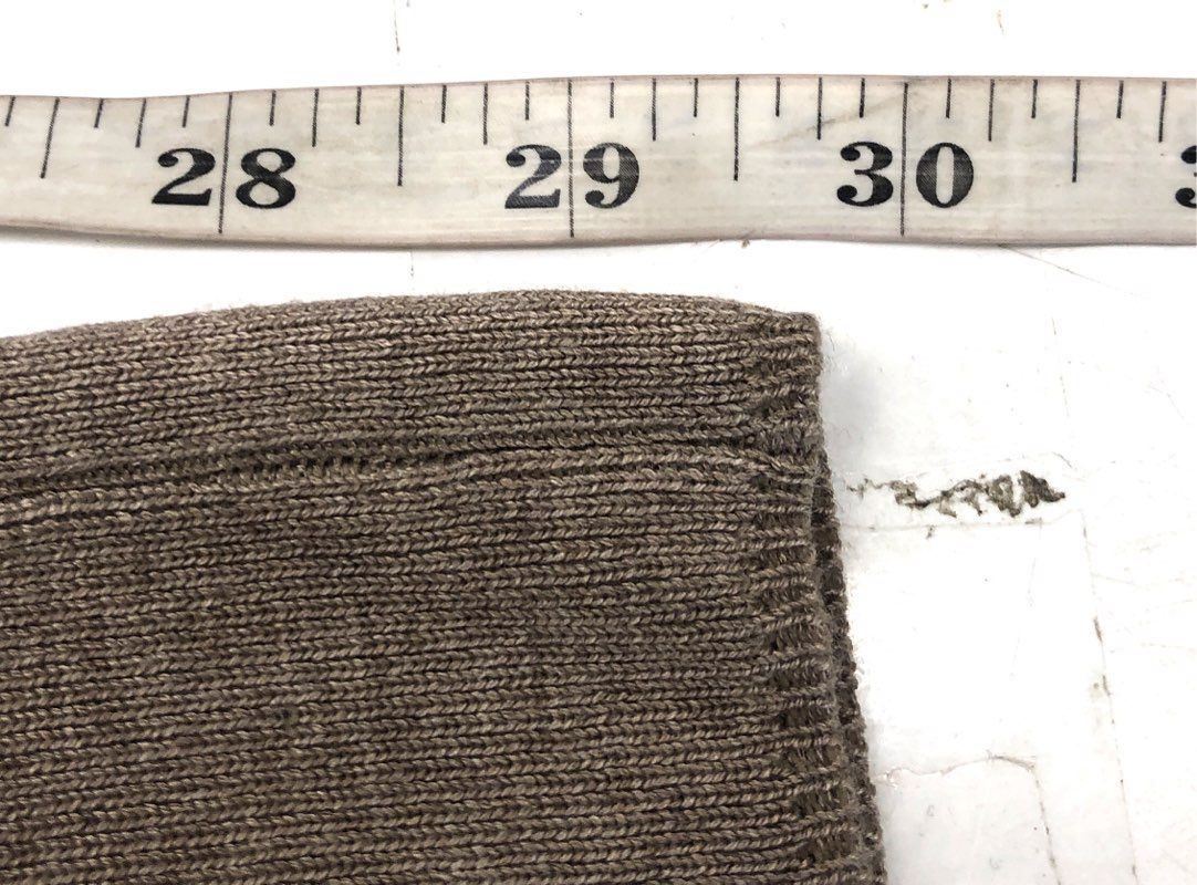 Cyrus Women's Wide Leg Knit Pants Buckskin Brown Heather Rayon Blend Sz M NWT