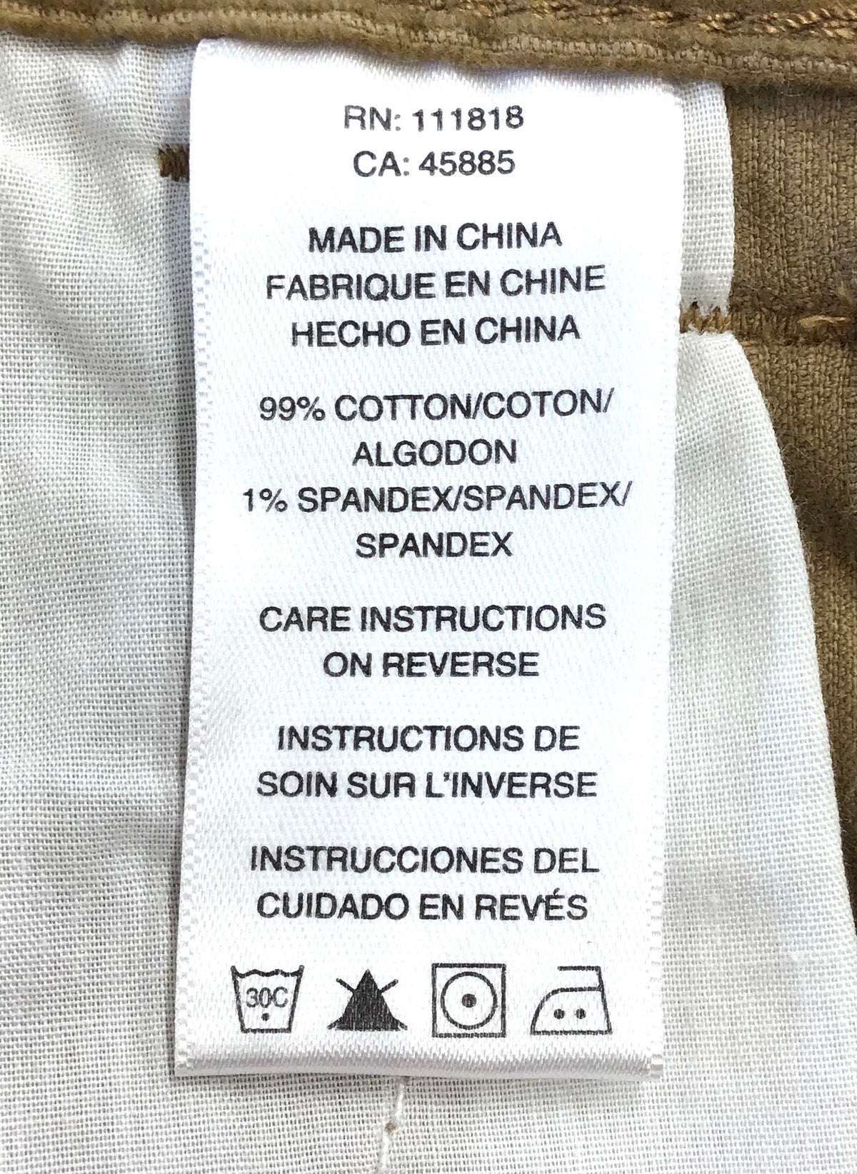 NWT Michael Kors Men's Dark Camel Trouser Pants - Size 38