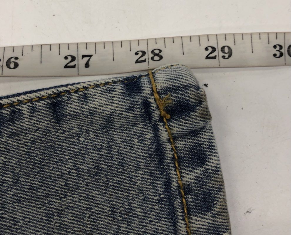 WeWoreWhat Women's High Rise Dad Jeans Light Vintage Blue Chain Accent NWT 26
