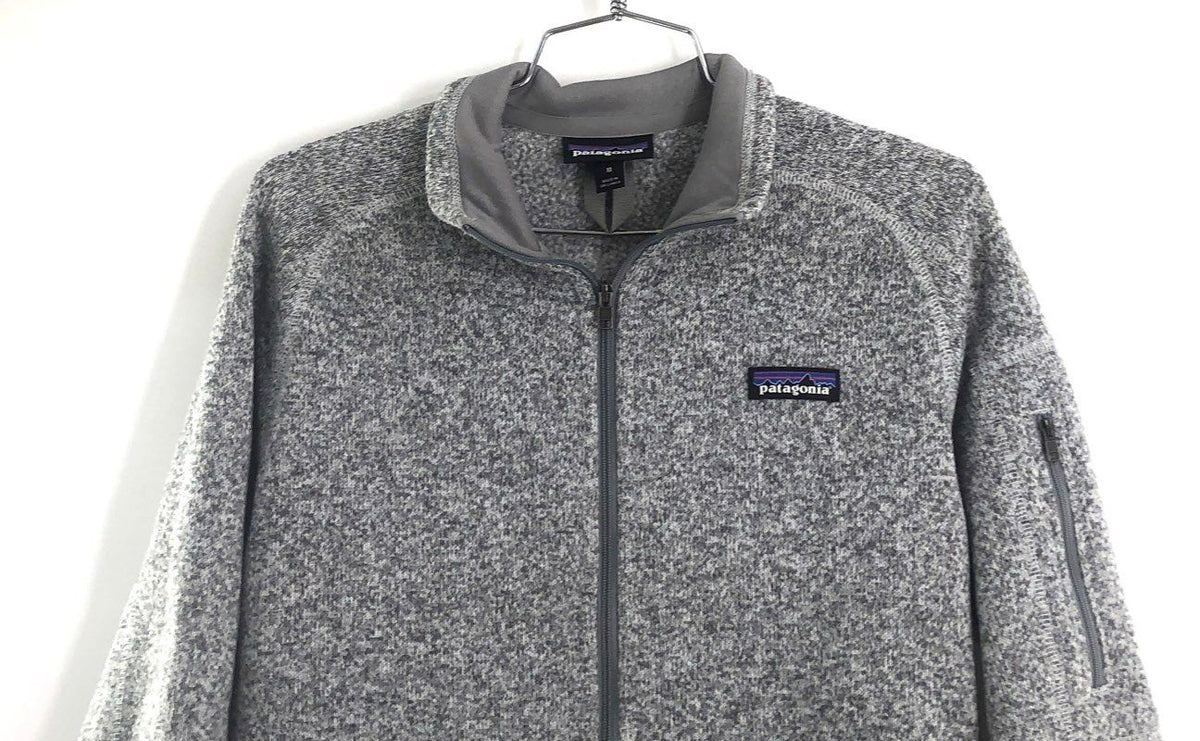 Patagonia Women's Better Sweater Full Zip Fleece Jacket Heather Gray Size M