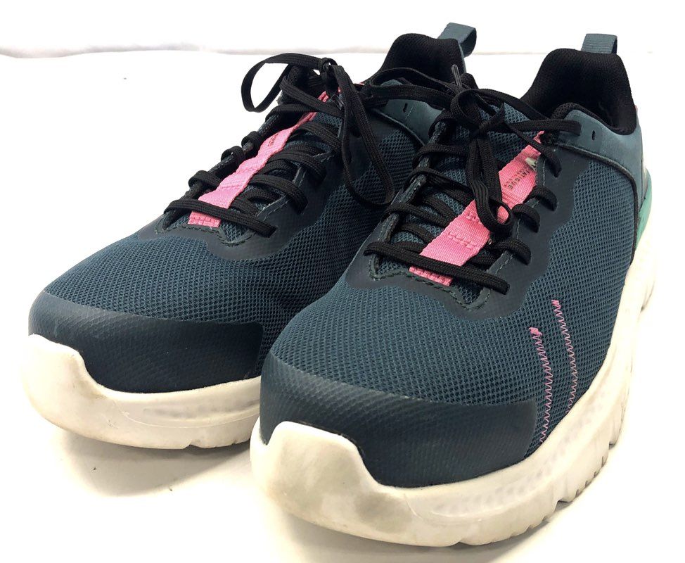 Timberland Pro Radius A5RTJ Composite Toe Work Shoes Teal Pink Womens Size 8