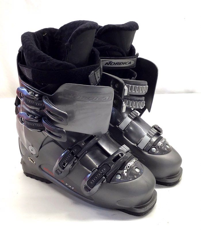 Nordica T 3.1 Ski Boots Grey Size 27.5 Mondo 310mm Sole Length Ski Walk Mode