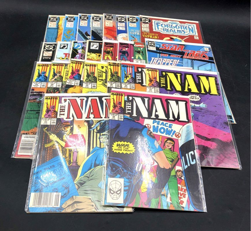 Comic Book Lot Marvel DC Apple Comics 1980s-90s Mixed Genre Approx 30