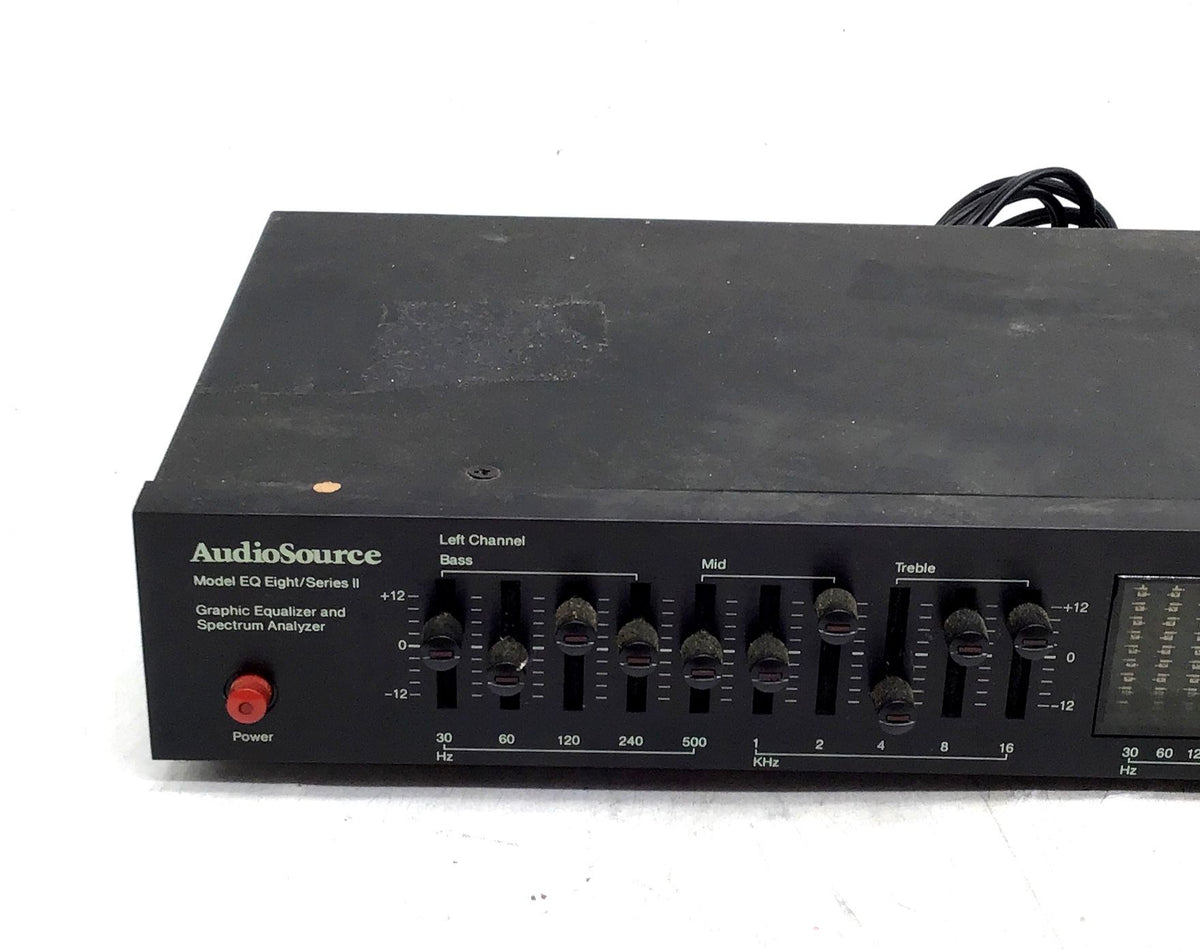 AudioSource EQ Eight/Series II Graphic Equalizer And Spectrum Analyzer