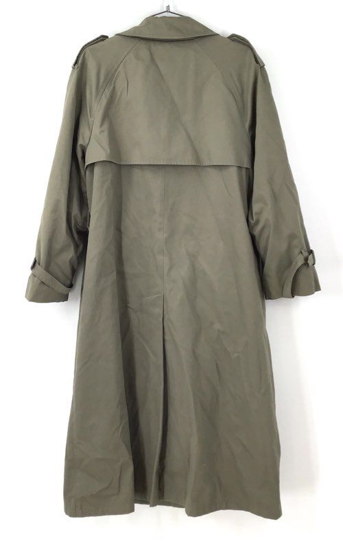 London Fog Women's Green Trench Coat - Size 14