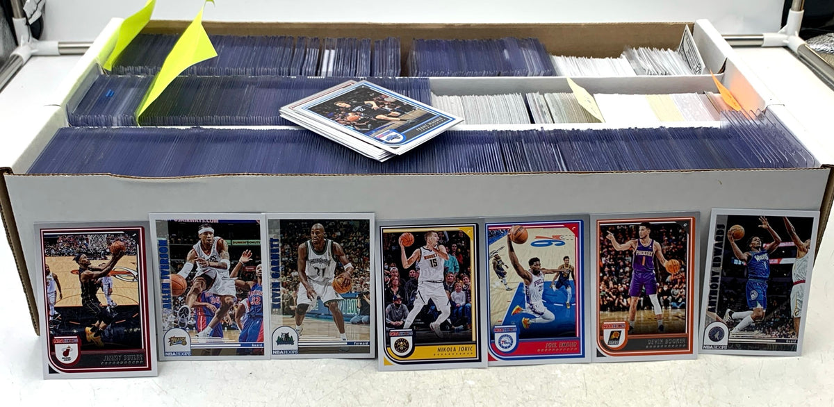 17.9 lbs. Lot of Basketball NBA Cards. Medium Box, Unsorted