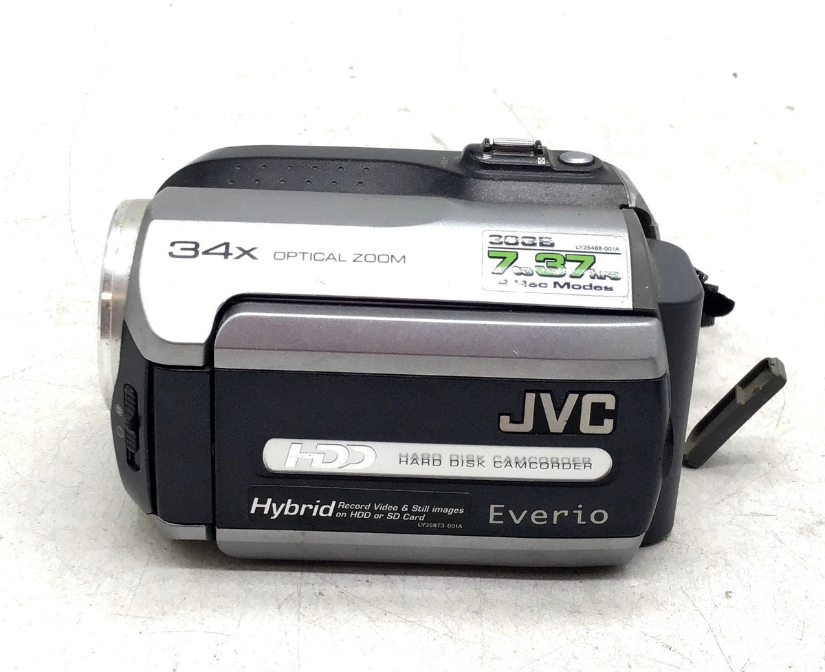 JVC Everio GZ-MG130U 34X Optical Zoom Camcorder With Accessories