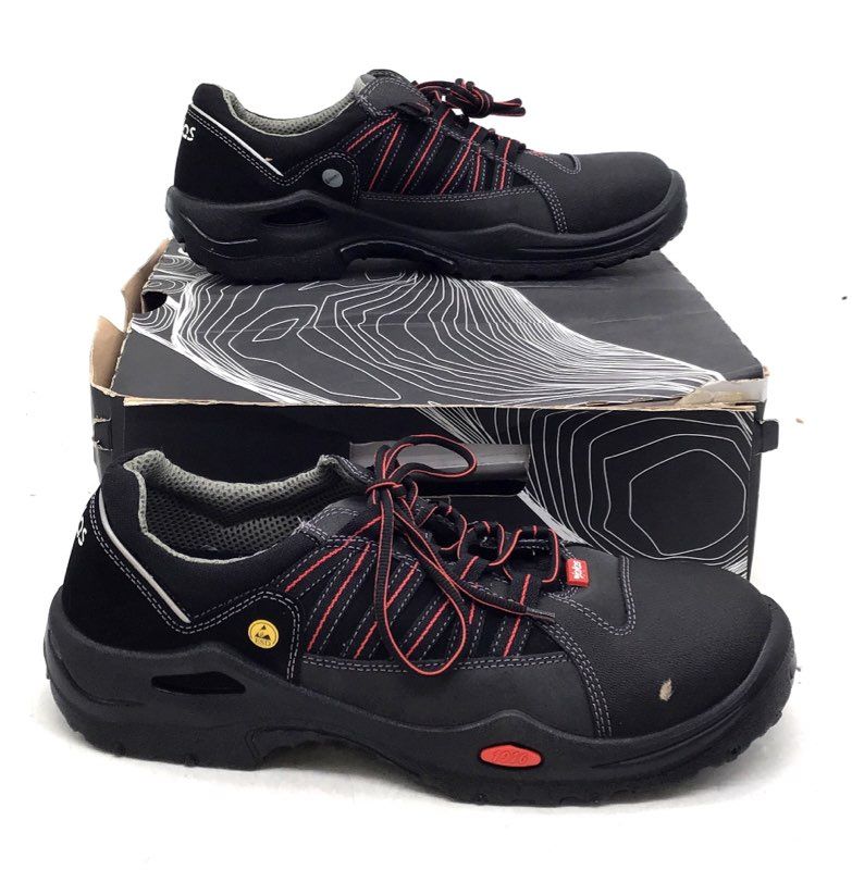 New Ejendals Jalas Men's Tempus Safety Black Work Shoes - Size 47