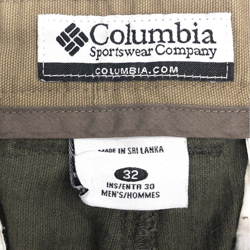 Columbia Men's Olive Green Corduroy Straight Leg Casual Pants Sz 32x30