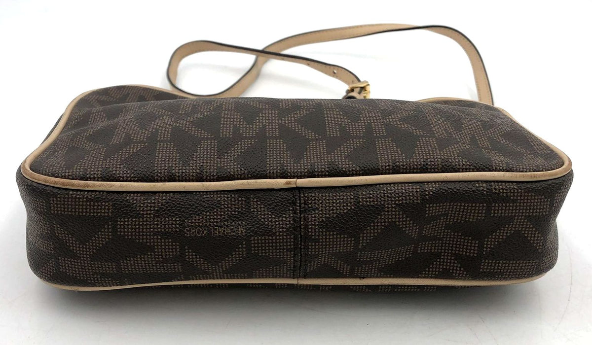 Authentic Michael Kors Brown Luxury Crossbody Bag - COA Included