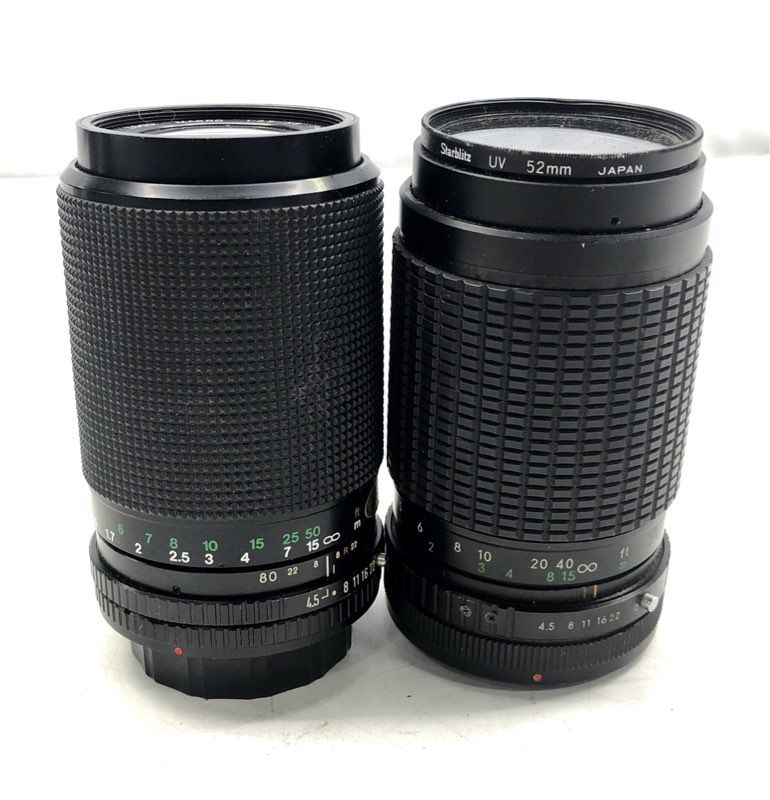 Vintage Camera Lens Lot 7 Pieces Vivitar Kiron Kalimar 80-200mm Zoom Lenses