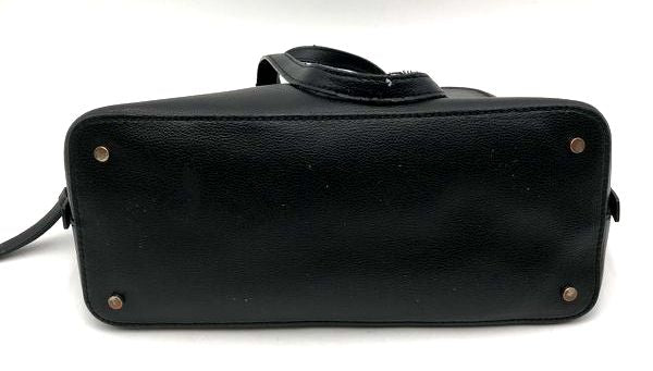 Kate Spade Black Leather 'Leila' Satchel Bag (+COA)