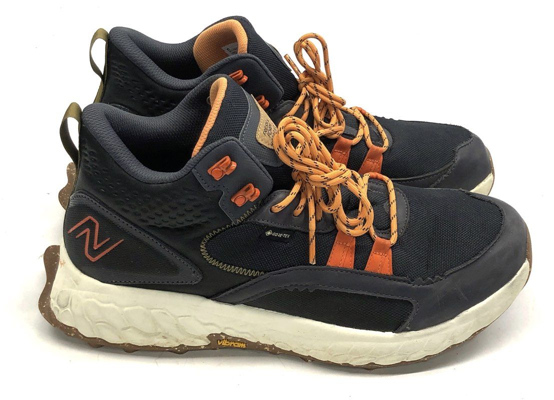 New Balance Fresh Foam X Hierro Mid Gore-Tex Black Orange Trail Shoes Size 12