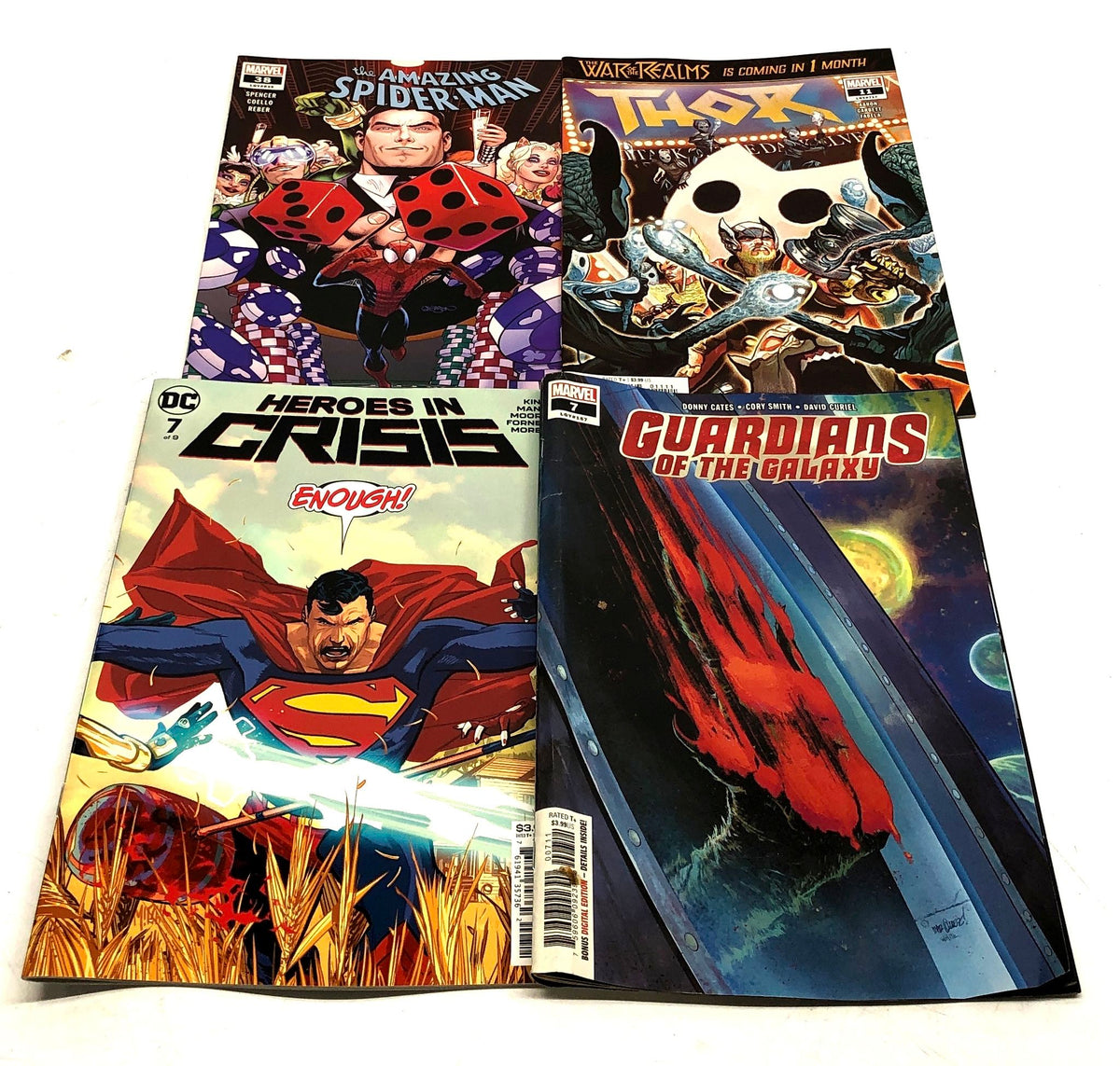 Marvel DC Comic Book Lot Modern Age Superhero 21 Comics Spider-Man Superman