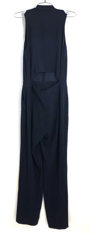 Derek Lam 10 Crosby Women's Io Jumpsuit Midnight Blue Sleeveless NWT Size 6