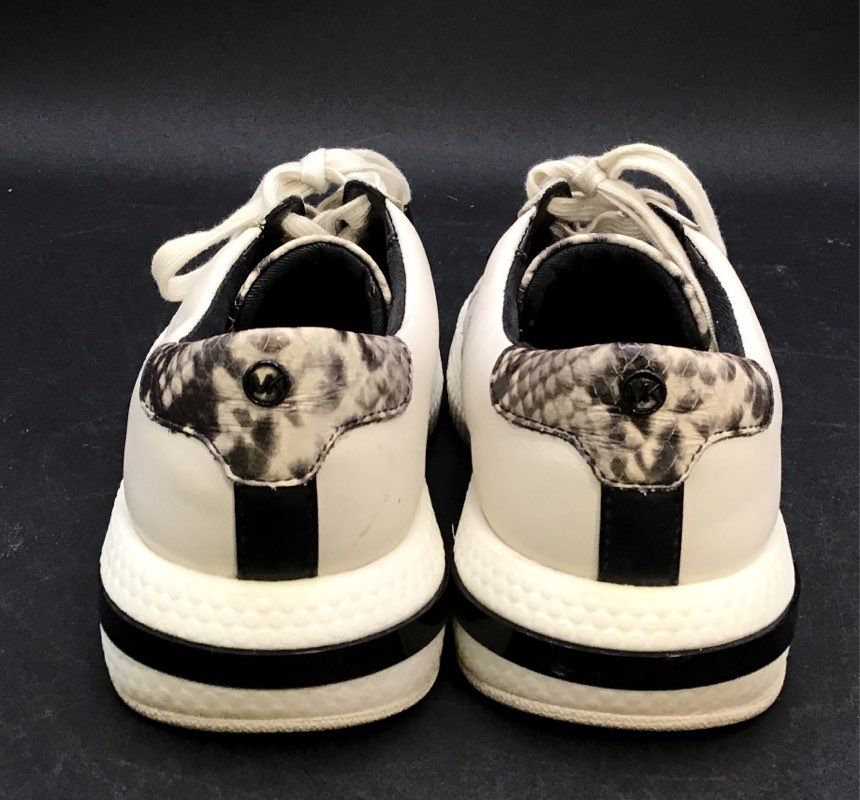 Michael Kors Women's White Leather Athletic Shoes - Size 8M