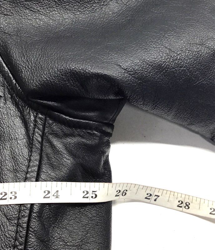 Vintage 90s M. Julian Wilsons Men's Black Leather Zip Up Jacket Size L