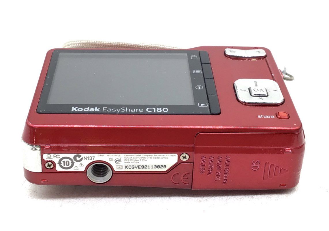 Kodak EasyShare C180 Red 10.2 MP Digital Camera