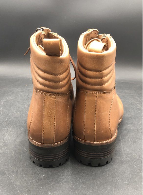 Softwalk Women's Everett Brown Combat Boots - Size 12W