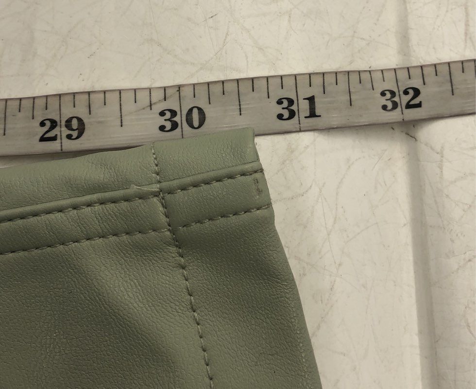 NWT Abercrombie & Fitch Women's Sage Green 90s Straight Ankle Pants - Size 29/8