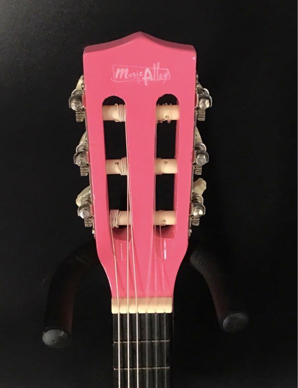 Music Alley Pink Musical Instrument 6 String Acoustic Guitar