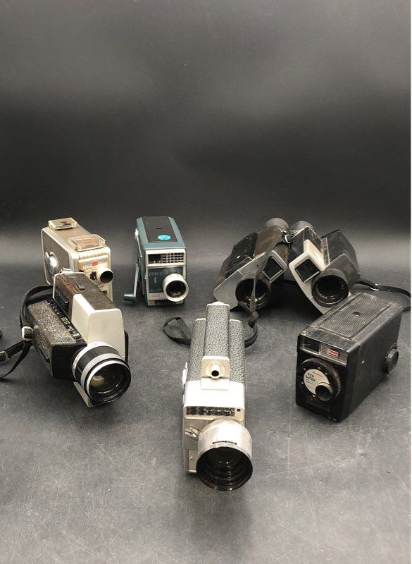 Kodak Brownie 2 8mm Movie Camera & More Lot