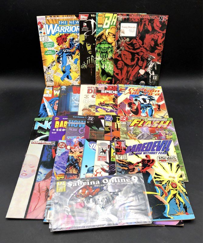 Wolverine Daredevil Spider-Men 20+ Comic Book Lot Marvel DC Image 90s Modern
