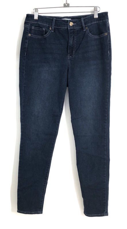 Jessica Simpson Women's Dark Blue Wash Stretch Denim Skinny Jeans Size 8
