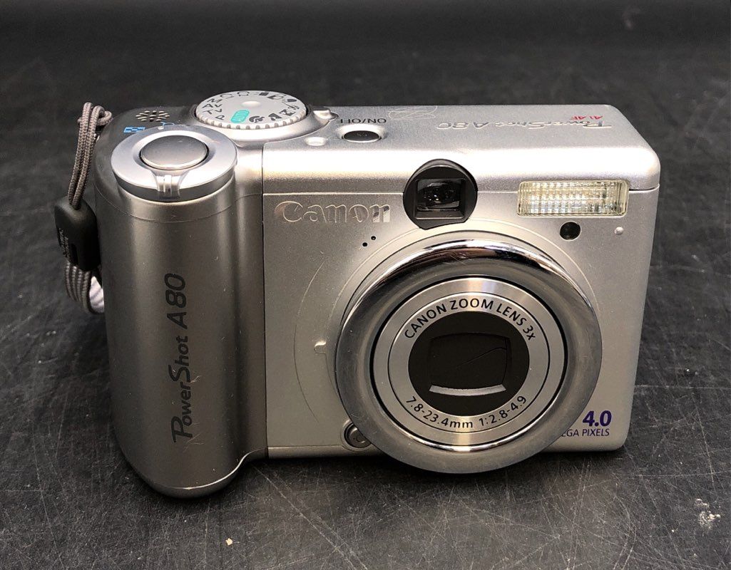 Vintage Canon PowerShot A80 4.0MP Digital Camera Vari-Angle LCD CIB