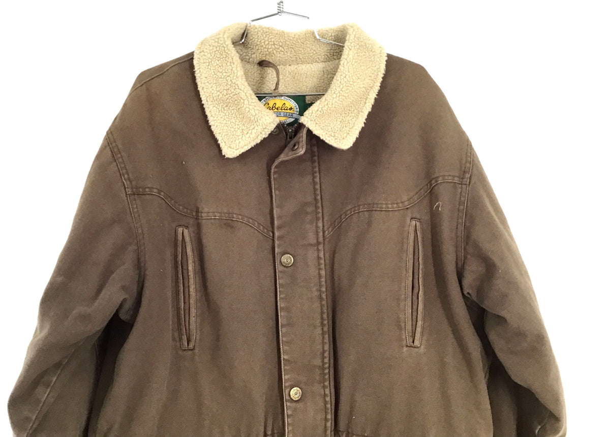 Cabela&#39;s Men&#39;s Brown Jacket - Size L Tall