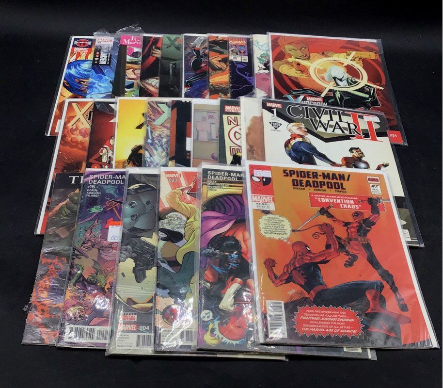 Marvel Comic Book Lot Modern Age 2000s-2010s Superhero Approximately 25