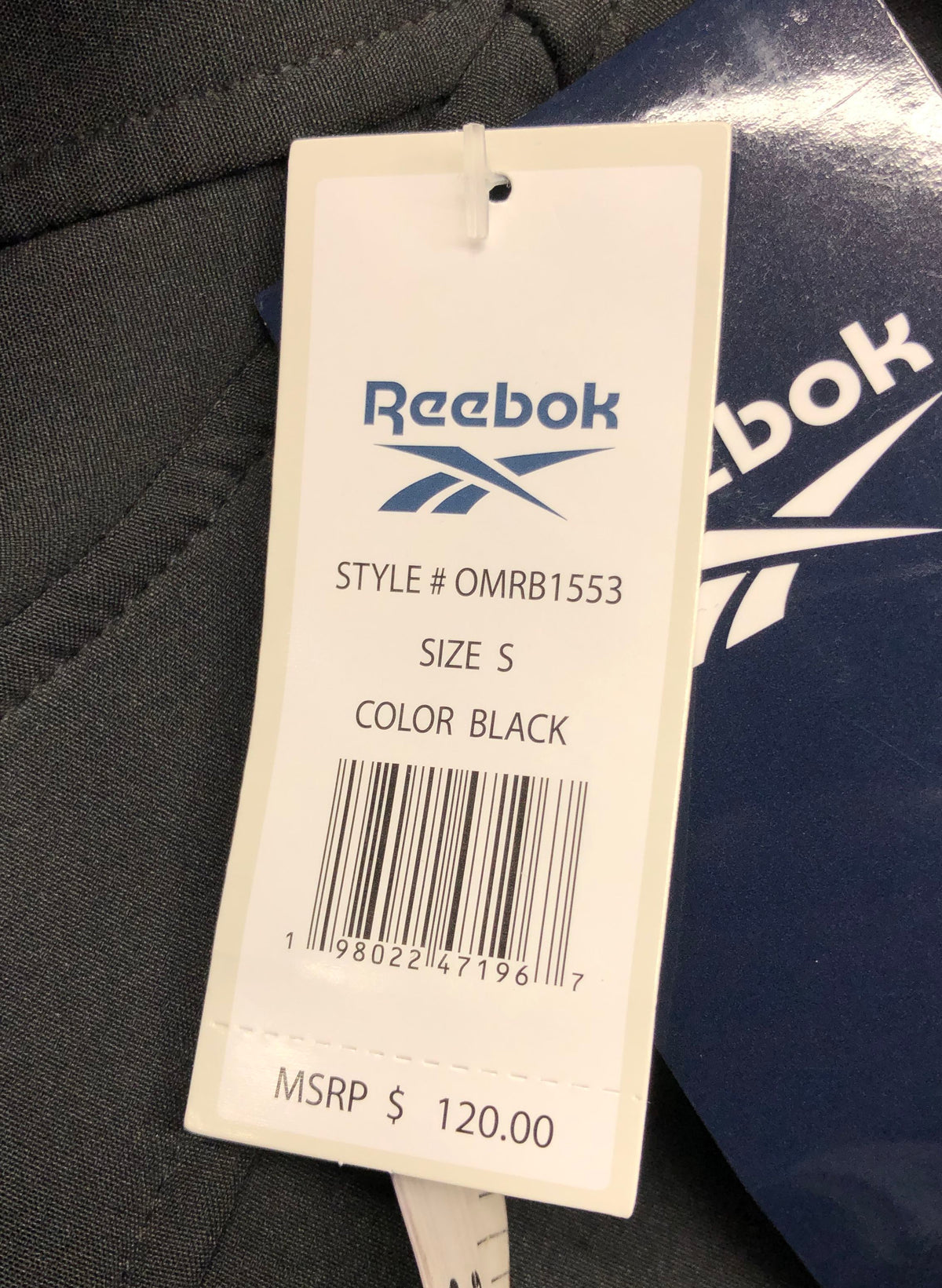 Reebok Men's Black Softshell Full Zip Hooded Fleece Lined Jacket Sz S NWT