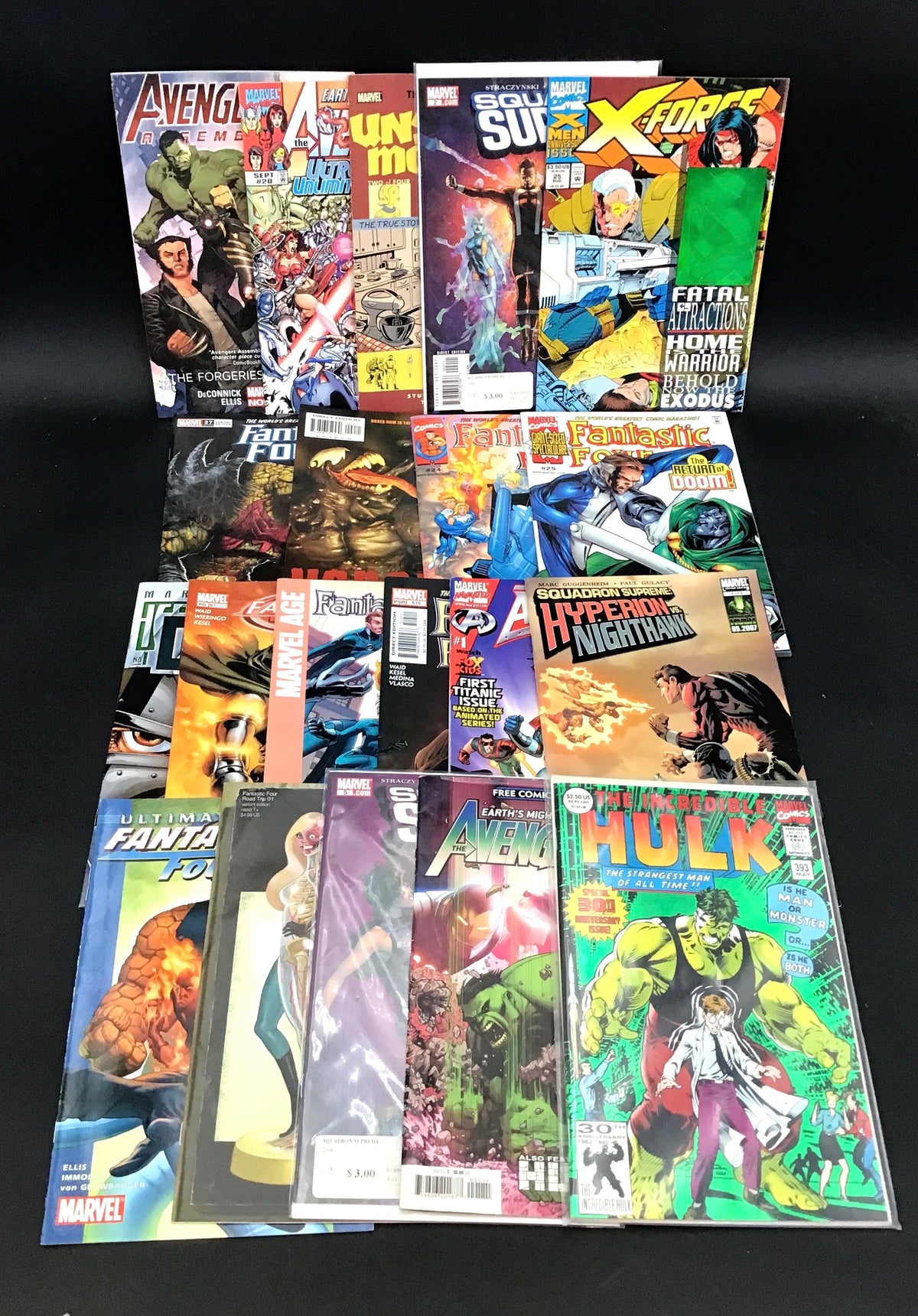 Marvel Squadron Supreme, The Incredible And More Comic Books Mixed Lot