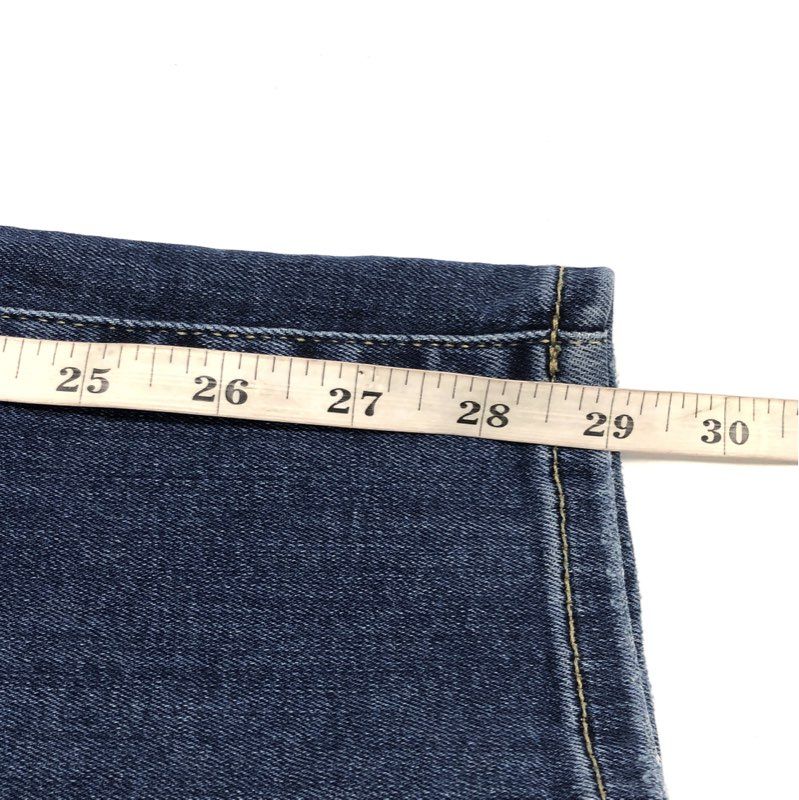 Frame Women's Le Garcon Slim Boyfriend Jeans Blue Distressed Denim Size 25