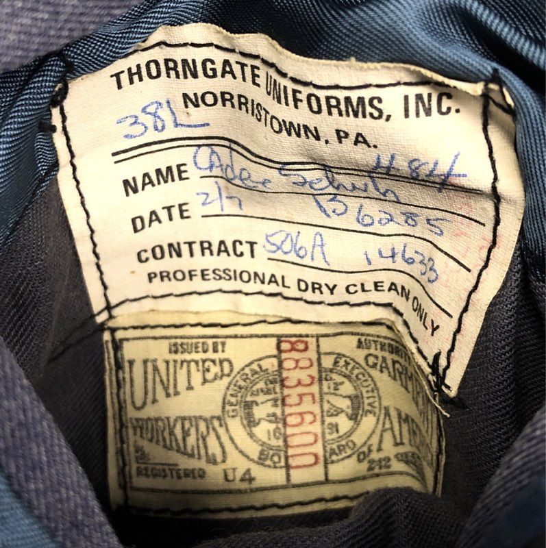 Vintage 80s Thorngate JROTC Lyman Ward Military Academy Dress Coat Sz 38L