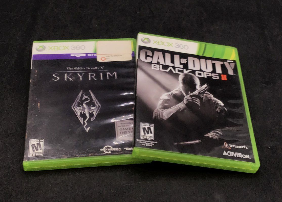 Call of Duty Skyrim Batman 8 Microsoft Xbox 360 Game Lot