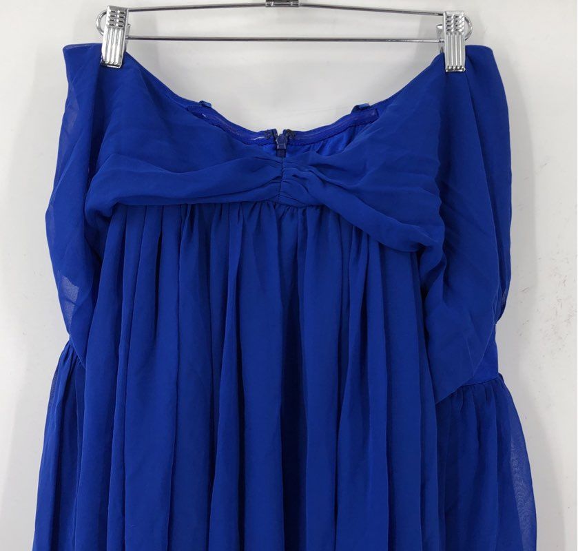 NWT Cache Women's Blue Strapless A-Line Dress - Size 6