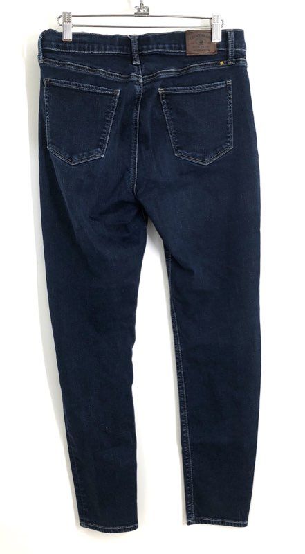 Lucky Brand Women's Dark Indigo Blue Skinny Jeans Stretch Denim Sz 10/30