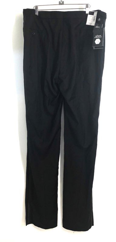 Bryan Michaels Men's Black Slim Fit Tuxedo Pants Satin Stripe 40W NWT