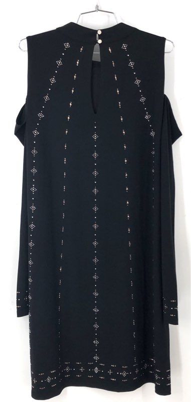NWT White House Black Market Women's Black Shift Dress - Size XL
