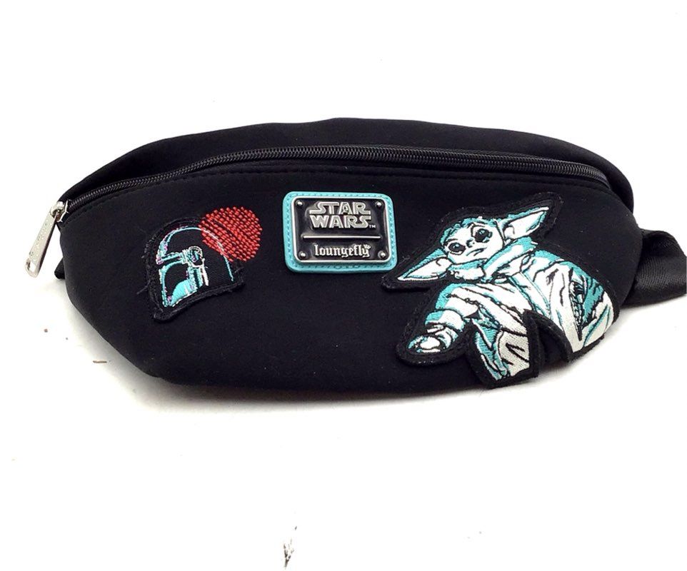 Loungefly Star Wars Baby Yoda Black Fanny Pack Bag