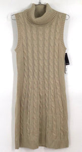 NWT Premise Women's Honey Drop Sleeveless Cable Knit Sweater Dress - Size Large