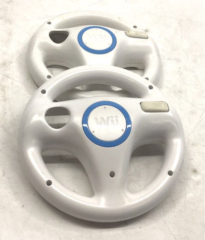 Nintendo Wii Accessory Lot 2 Official Wii Wheels 4 Console Stands