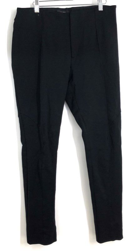 Project Gravitas Women's Black Tapered Leg Structured Career Pants Sz 12
