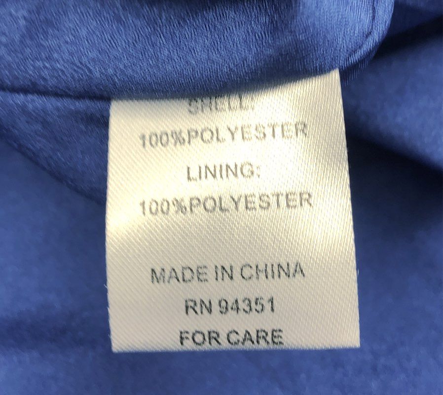 Joy Joy Women's Royal Blue Twist Smocked Halter Tiered Ruffle Dress NWT Sz S