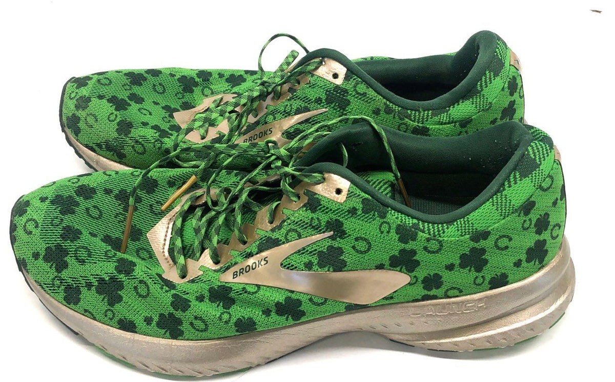 Brooks Launch 6 Run Lucky St. Patricks Day Shamrock Green Womens Size 9.5