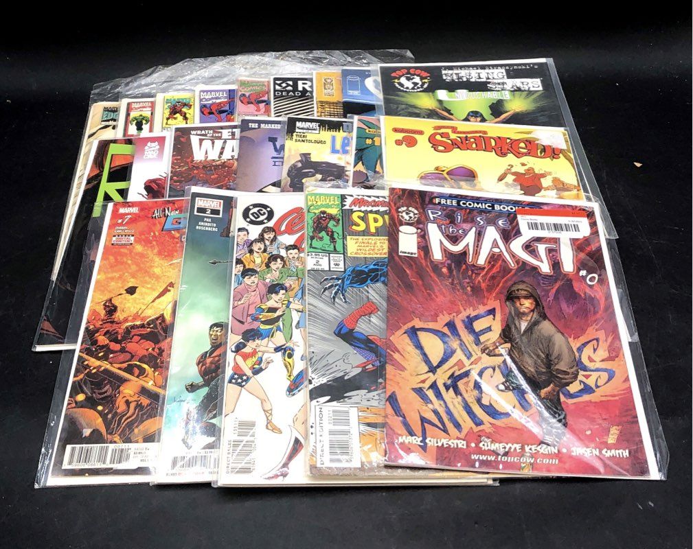 Comic Book Lot Marvel DC Image 1990s-2020s Superhero Mixed Titles 21 Comics