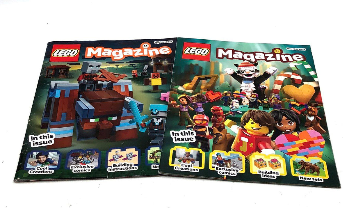 LEGO Magazine Lot 2024-2025 Activities Comics Mixed Issues Approximately 10